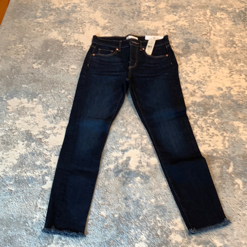 Size 26/2P Loft Modern skinny frayed ankle jeans Brand new never worn
